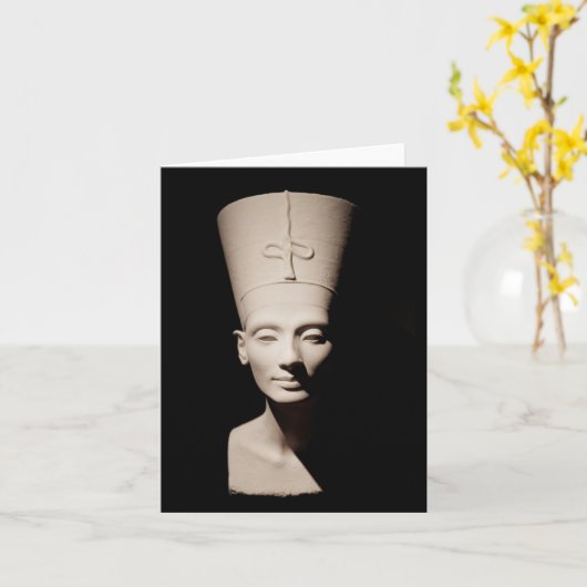 Nefertiti Karte (Gelbe Blume)