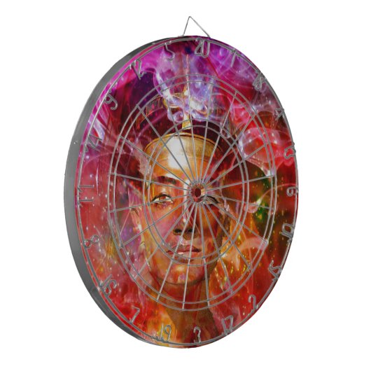 Nefertiti-Königin Dartscheibe (Vorderseite Links)