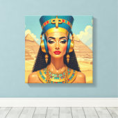 NEFERTITI KÖNIGIN DES NIL 5 LEINWANDDRUCK (Insitu (Holzboden))