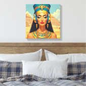 NEFERTITI KÖNIGIN DES NIL 5 LEINWANDDRUCK (Insitu (Schlafzimmer))