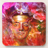 Nefertiti-Königin Getränkeuntersetzer (Vorderseite)
