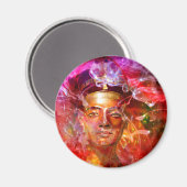 Nefertiti-Königin Magnet (Vorderseite/Rückseite)