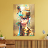 Nefertiti Leinwanddruck (Insitu (Wohnzimmer))