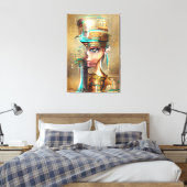 Nefertiti Leinwanddruck (Insitu (Schlafzimmer))