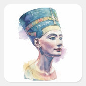 Nefertiti Majestic Premium Aufkleber Farbe (Vorderseite)