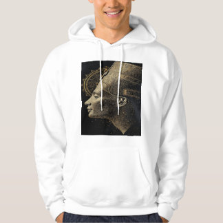 Nefertiti Moderne Silhouette Linienkunst Hoodie