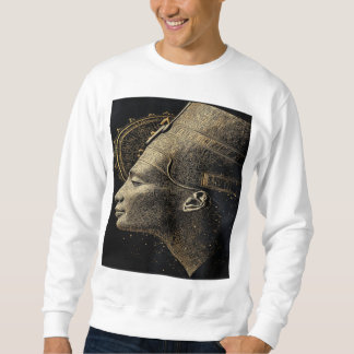 Nefertiti Moderne Silhouette Linienkunst Sweatshirt