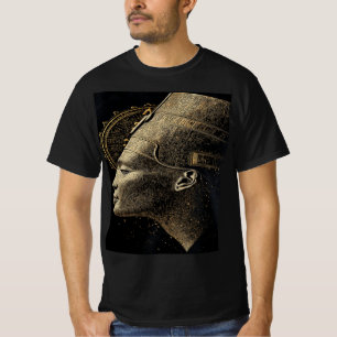 Nefertiti Moderne Silhouette Linienkunst T-Shirt