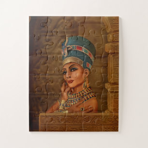 Nefertiti - Neferneferuaten die ägyptische Königin Puzzle