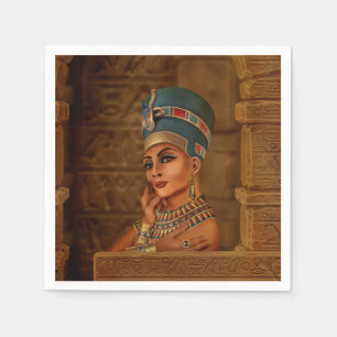 Nefertiti - Neferneferuaten die ägyptische Königin Serviette