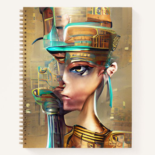 Nefertiti Notizblock (Vorderseite)