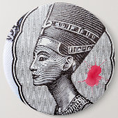 Nefertiti Pin Button (Vorderseite)