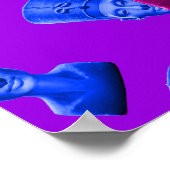 Nefertiti Pink Poster (Ecke)