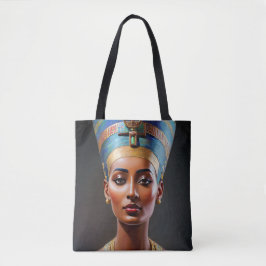 Nefertiti Portrait Originale Kunst Tasche