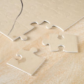 Nefertiti-Portrait zeichnend Papyrus aus dem alten Puzzle (Seite)