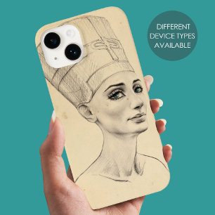 Nefertiti-Porträtzeichnung Altes Ägypten Papyrus Case-Mate iPhone 14 Hülle
