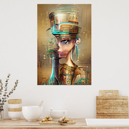 Nefertiti Poster (Küche)