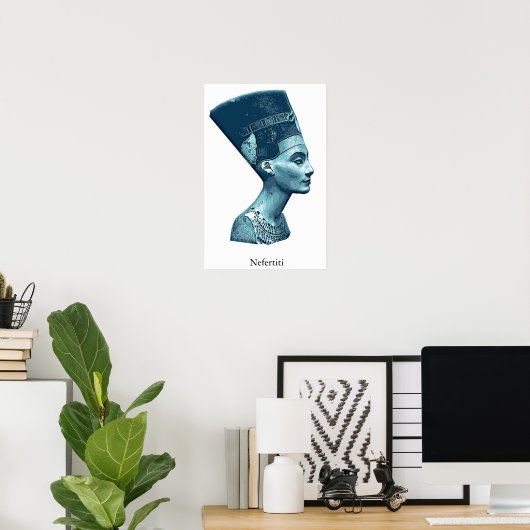 Nefertiti Poster (Heimbüro)
