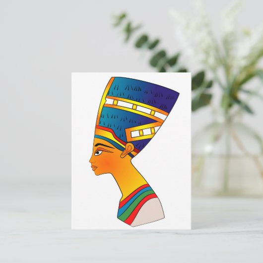 Nefertiti Postkarte (Stehend Vorderseite)