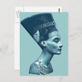 Nefertiti Postkarte (Vorne/Hinten)