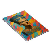 Nefertiti Queen Notebook Notizblock (Rechte Seite)
