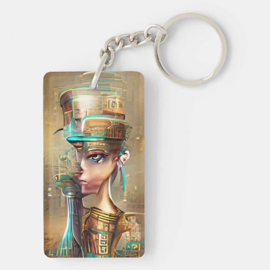 Nefertiti Schlüsselanhänger (Rückseite)