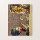 Nefertiti und Tutankhamun Antike Royalty Puzzle (Vertikal)