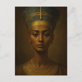 Nefertiti Vintage Style Art Postkarte