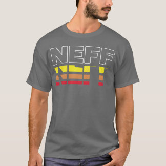 Neff Vorname Lustig Vintage Sonnenuntergang Neff F T-Shirt