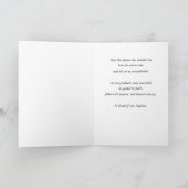 Neffe Abschluss Christlich Personalisiert Glaube Karte (Innenseite)