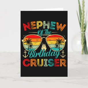Neffe der Birthday Cruiser-Familien-Kreuzfahrt-Geb Karte