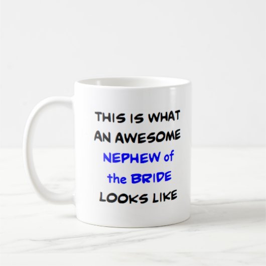Neffe der Braut, großartig Kaffeetasse (Links)