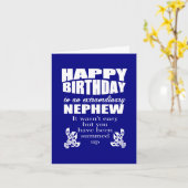 Neffe Geburtstag Karte (Gelbe Blume)