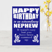 Neffe Geburtstag Karte (Gelbe Blume)