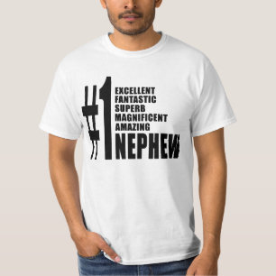 Neffe-Geburtstags-Geschenke: Neffe der Nr.-eine T-Shirt