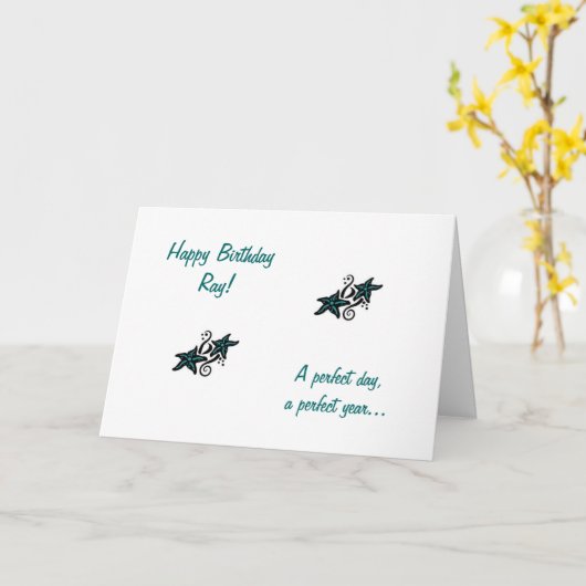 Neffe-Geburtstags-Karte Karte (Gelbe Blume)