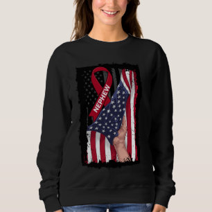 Neffe Multiples Myelom-Bewusstseinsband Amerikanis Sweatshirt
