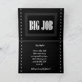 NEFFE Ring-Träger-Hochzeit laden - LUSTIGES ein Einladung (Innenseite)