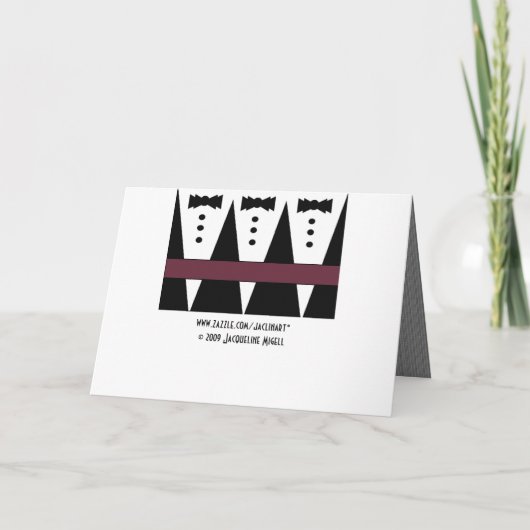 NEFFE Usher, der Einladung - Silber und Schwarzes (Rückseite)