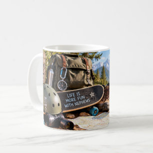 Neffen machen das Leben lustiger Abenteuer-Tasse Kaffeetasse