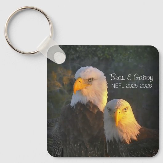 NEFL Beau & Gabby Keychain 2025/2026 Schlüsselanhänger (Vorderseite)