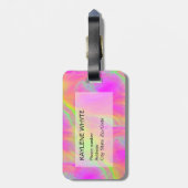 Neflow Personalisierter Gepäckanhänger (Rückseite vertikal)