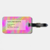 Neflow Personalisierter Gepäckanhänger (Rückseite horizontal)