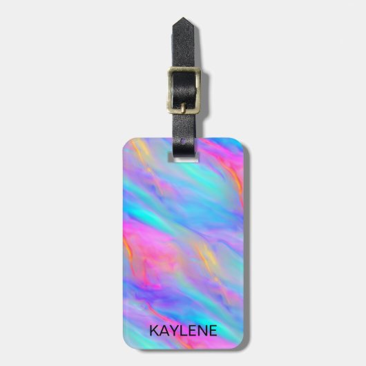 Neflow Personalisierter Gepäckanhänger (Vorderseite vertikal)