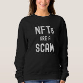 Nefte sind ein schreckendes, nicht-fungibles Zeich Sweatshirt (Vorderseite)
