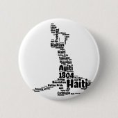 Neg Mawon Haitian Shapecloud Black | Neg Marron Ha Button (Vorderseite)