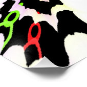 Negativ-Plakat Poster (Ecke)