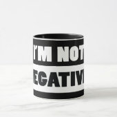 Negativ (Schwarzes) Tasse (Zentrum)