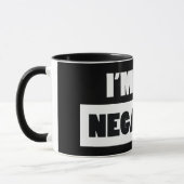 Negativ (Schwarzes) Tasse (Links)