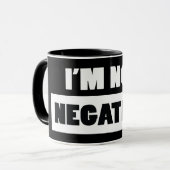 Negativ (Schwarzes) Tasse (Vorderseite Links)